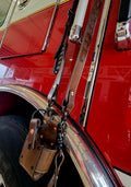 Custom Firefighter Leather Radio Strap SIZE LARGE 60-68"